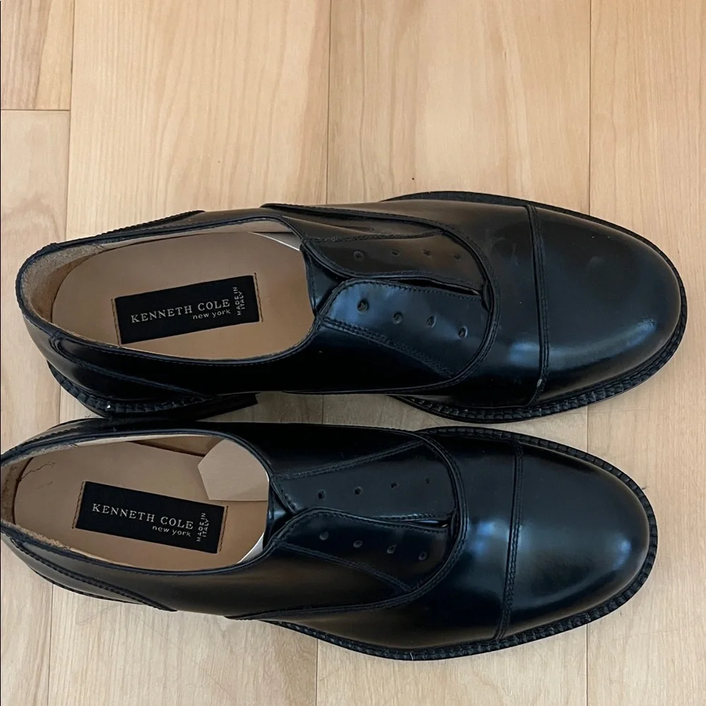 Kenneth Cole Black Leather Men's Dress Shoes